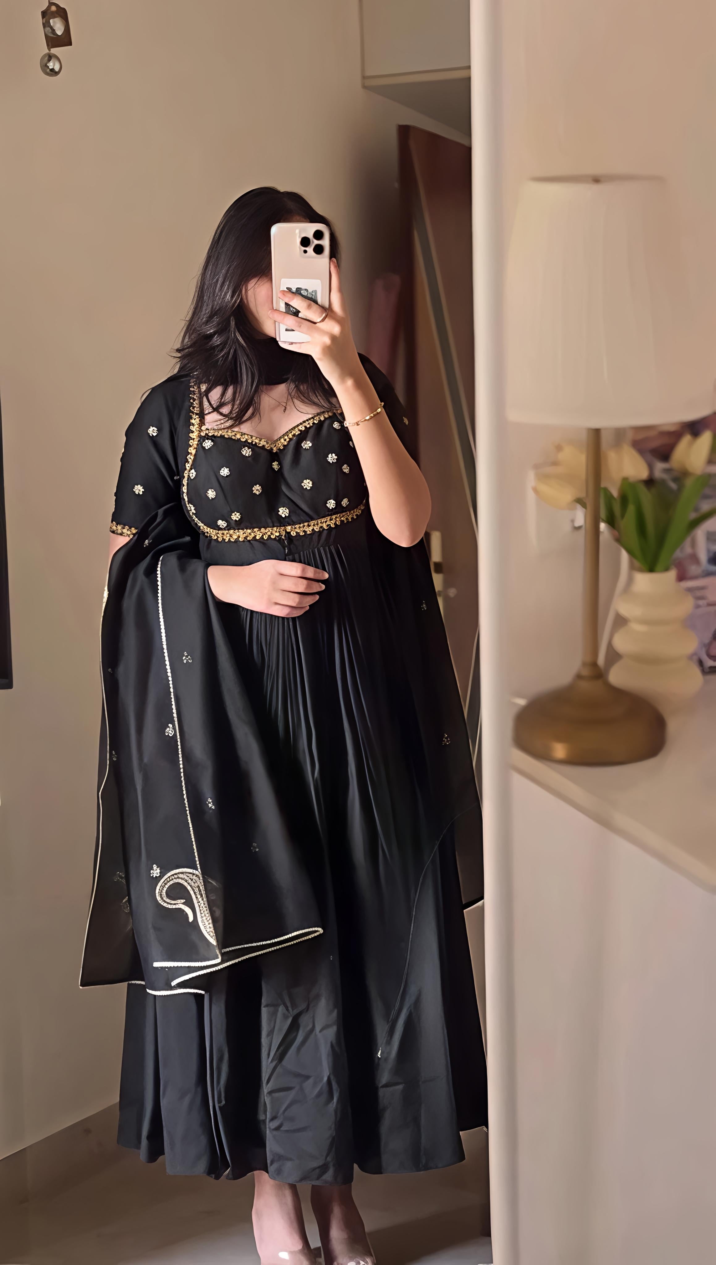 Elegant Moments Captured in Black Dress
