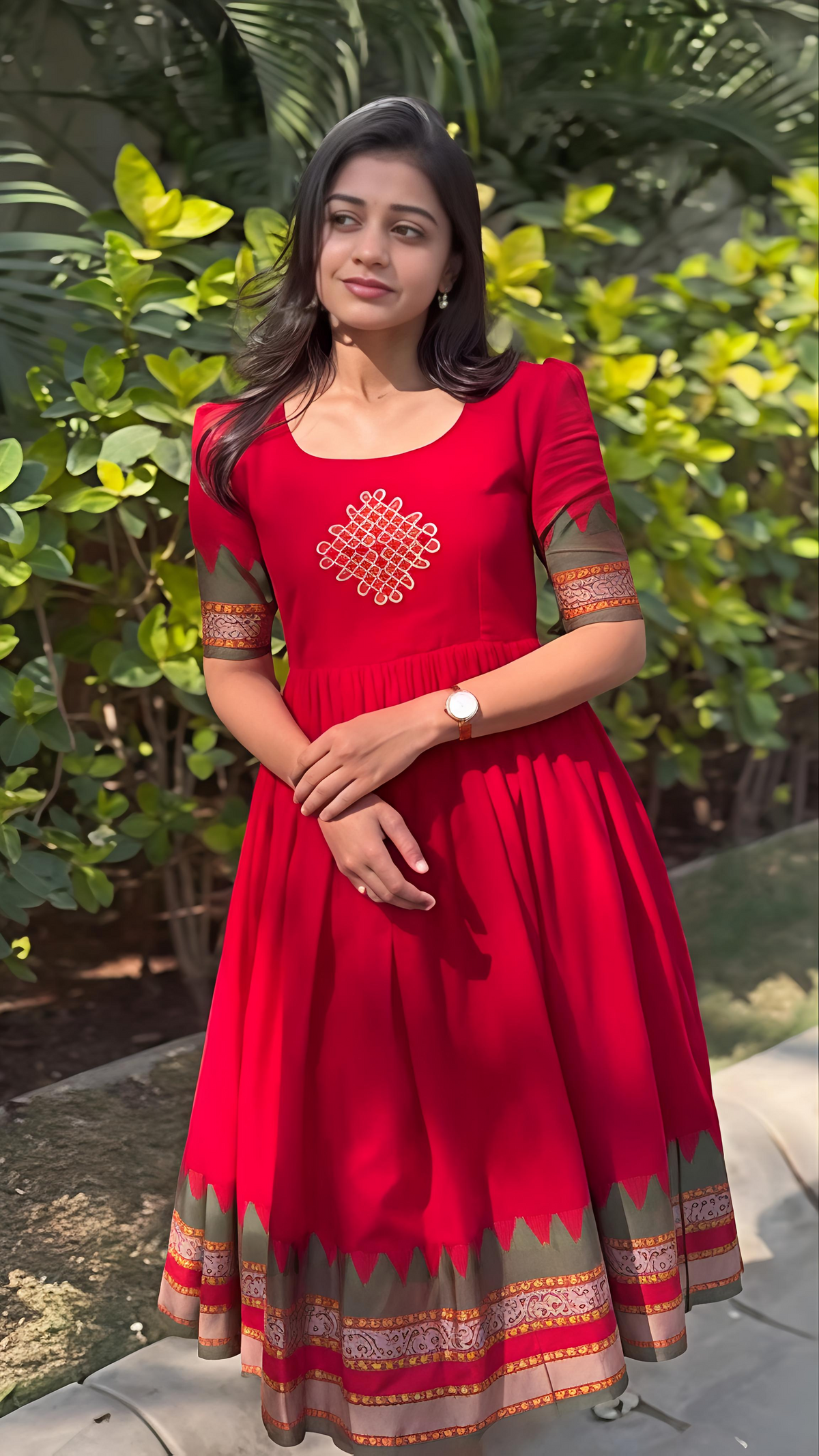 Royal Heritage Red Designer Anarkali