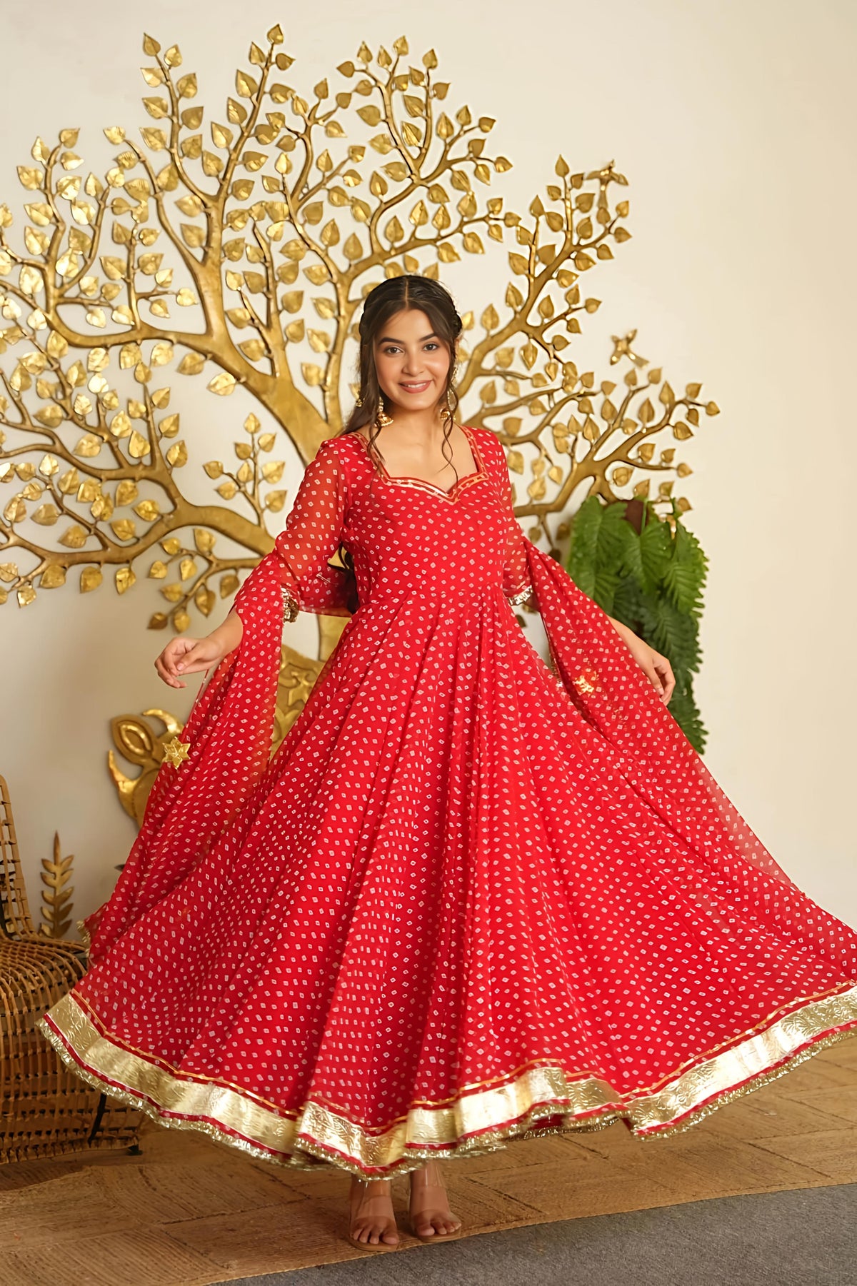 Reet Bandhej Suit Set