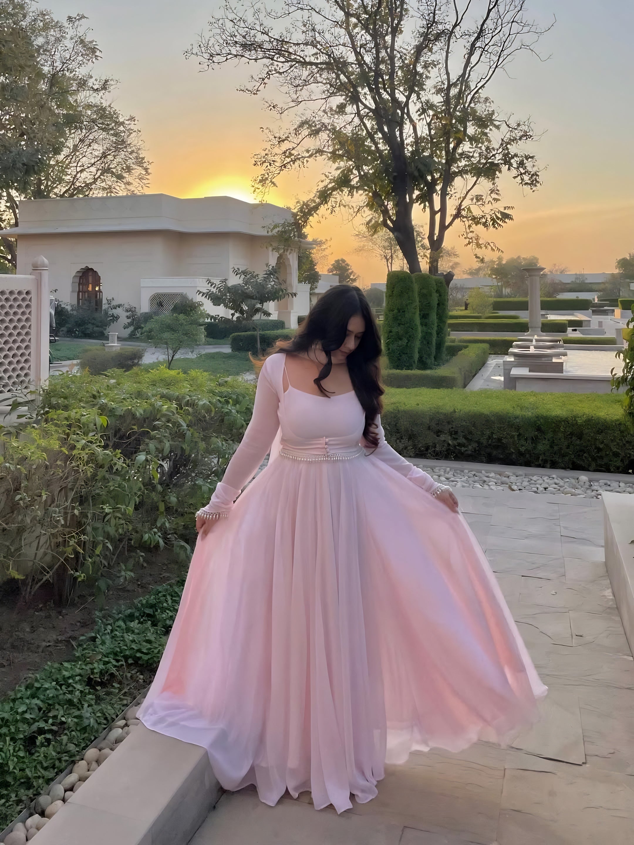 Pink Fairytale Anarkali