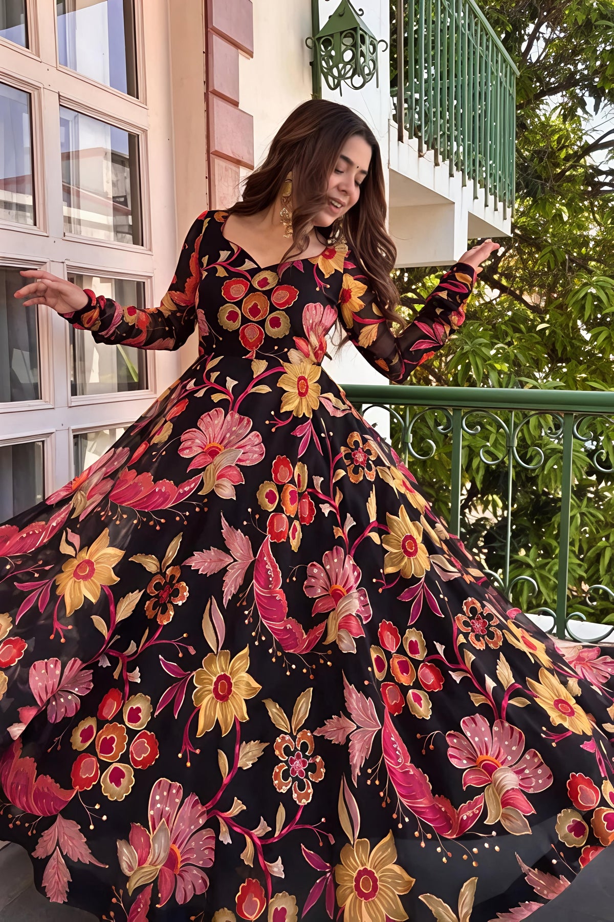 Madhubala Organza Suit Set