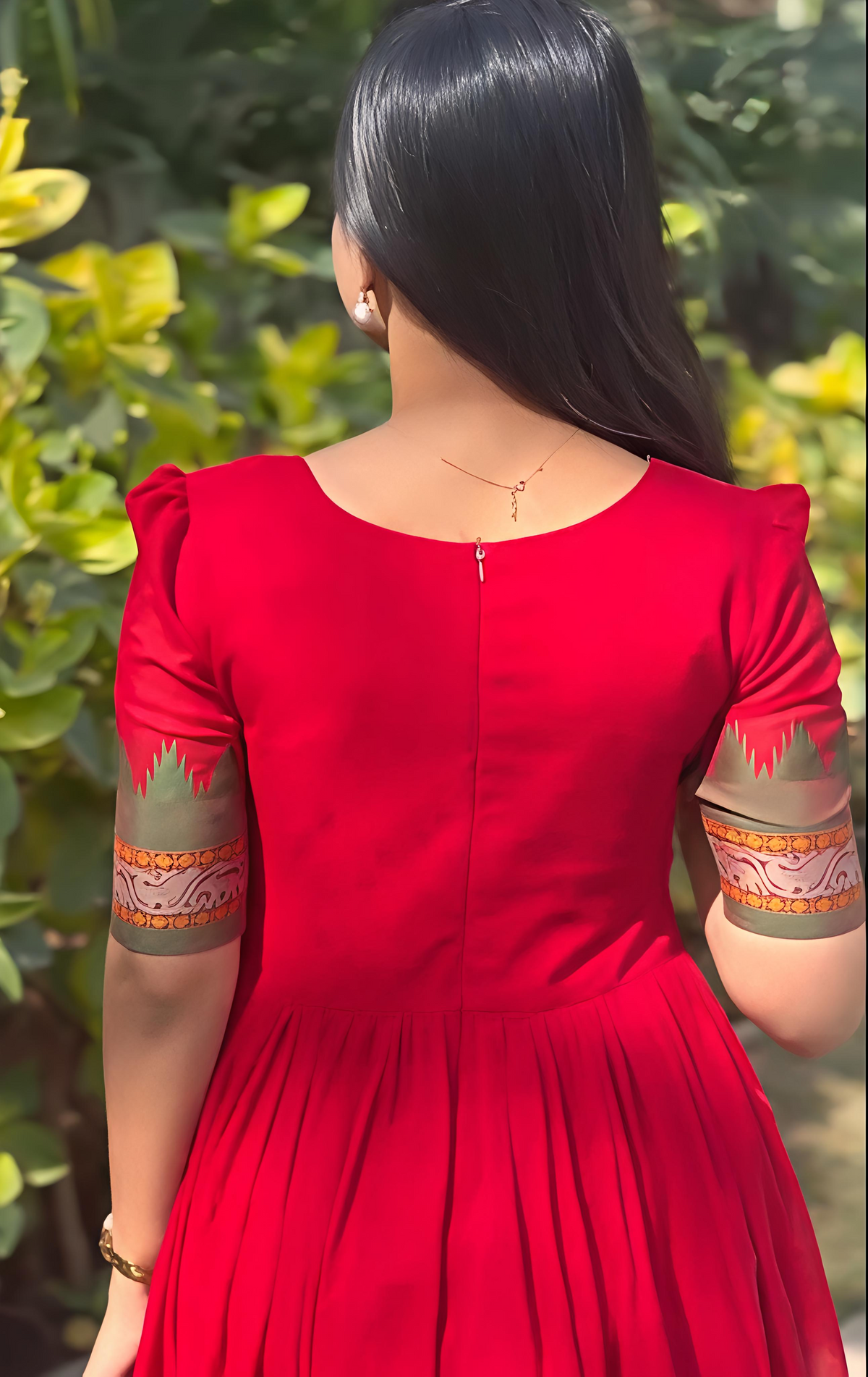 Royal Heritage Red Designer Anarkali