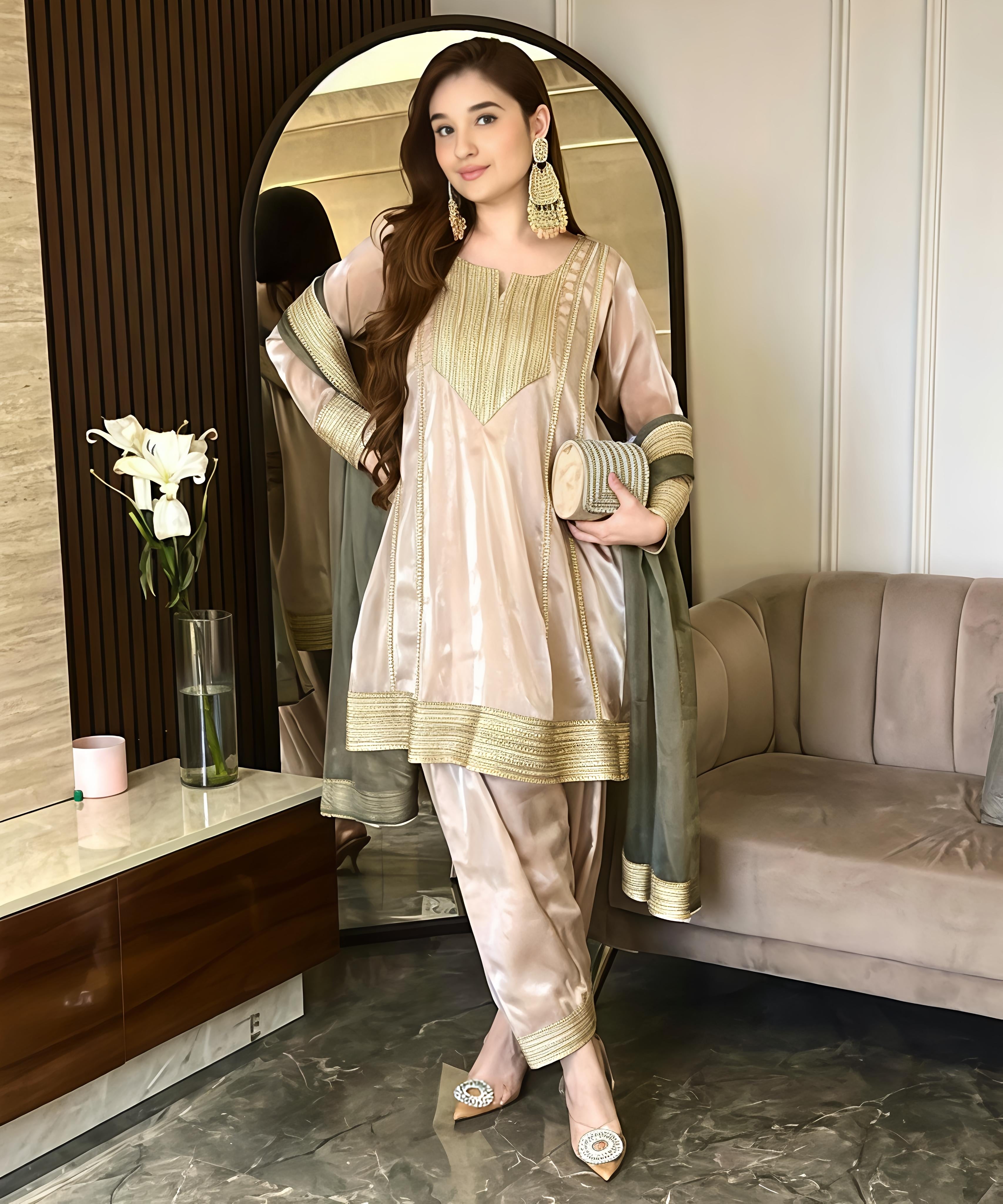 Talara Jimichu Light Beige Suit