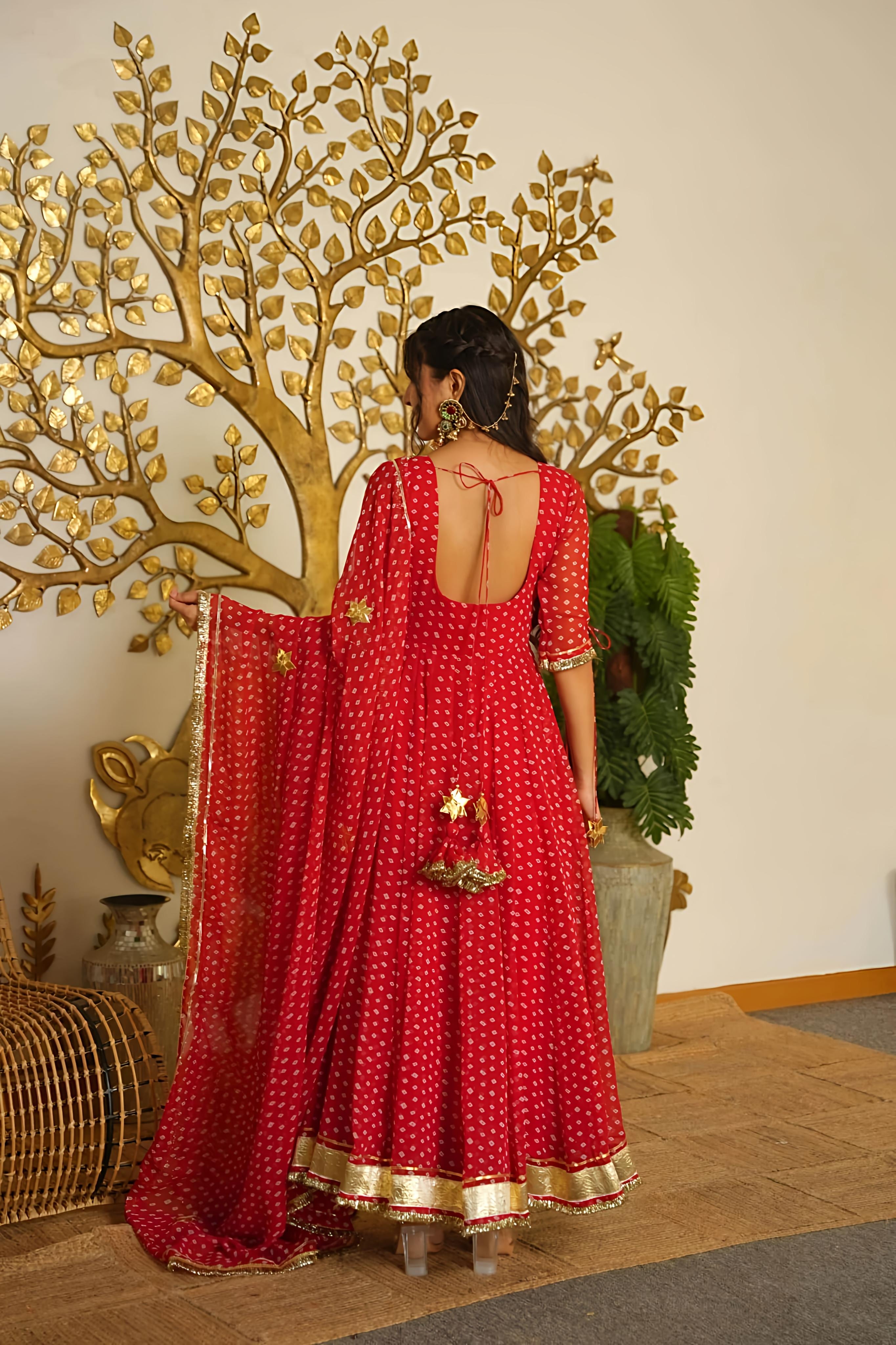 Reet Bandhej Suit Set