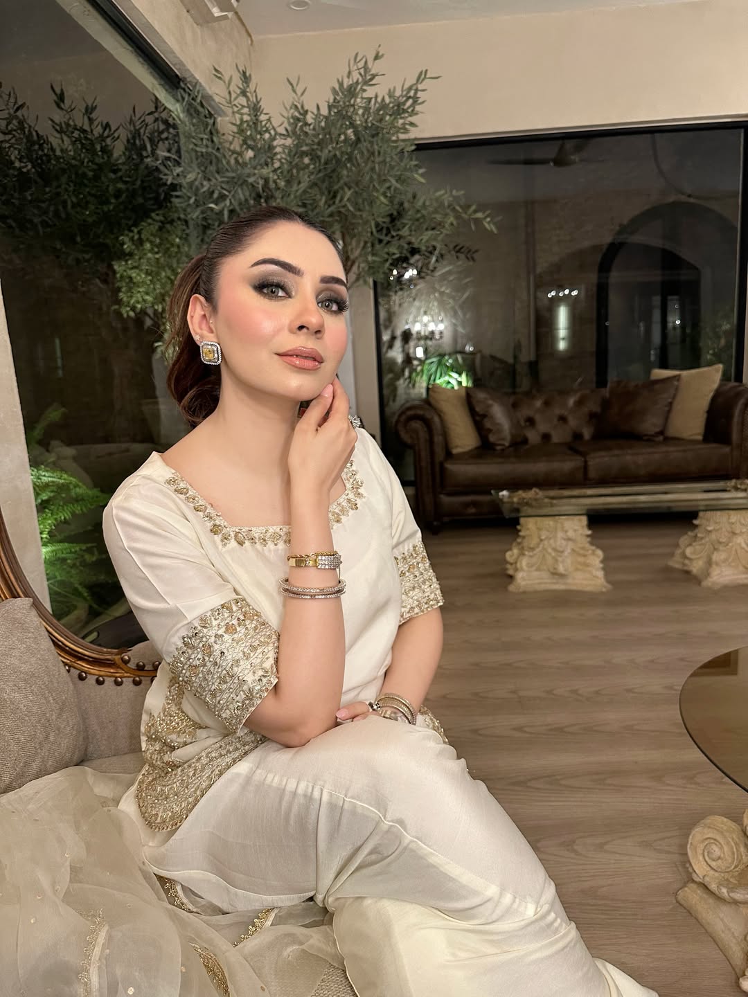 Off-White Festive Sharara Suit