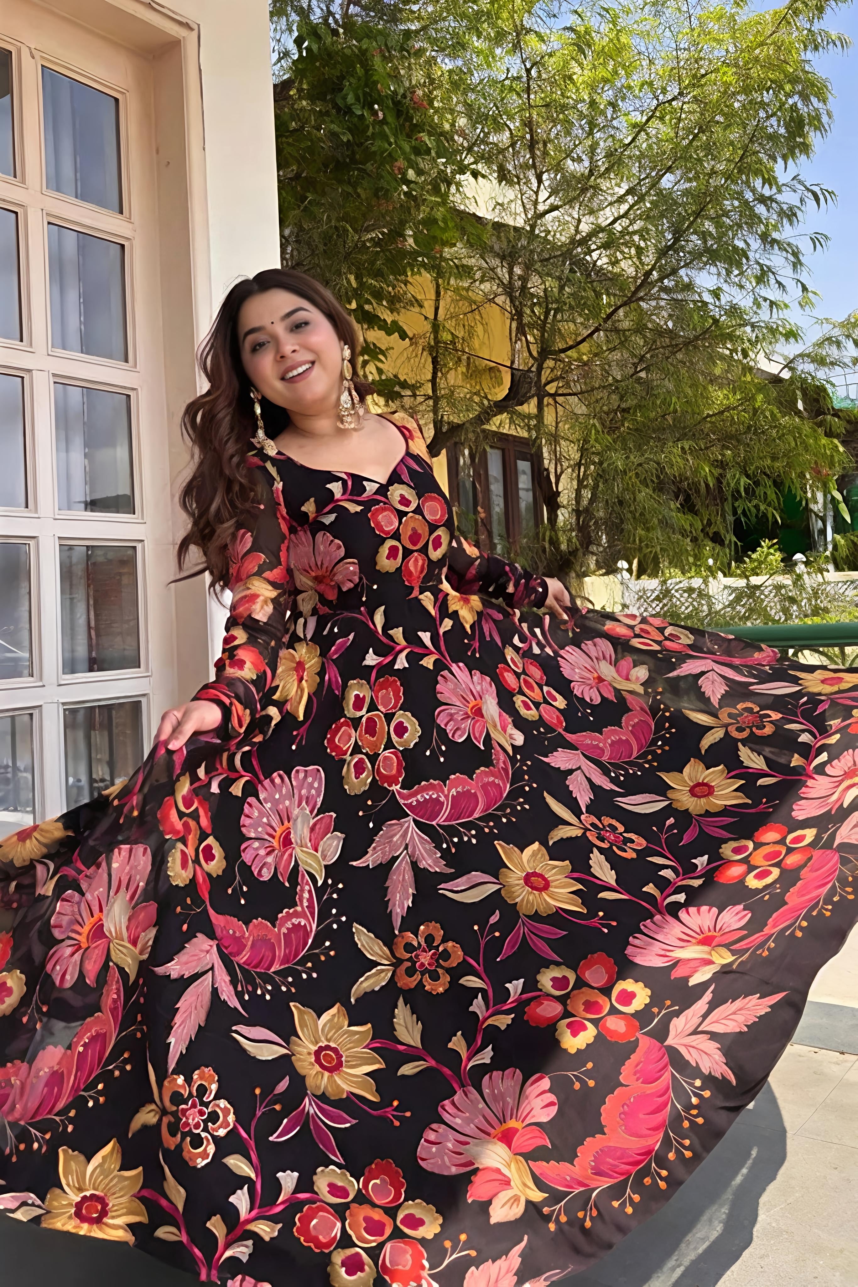 Madhubala Organza Suit Set