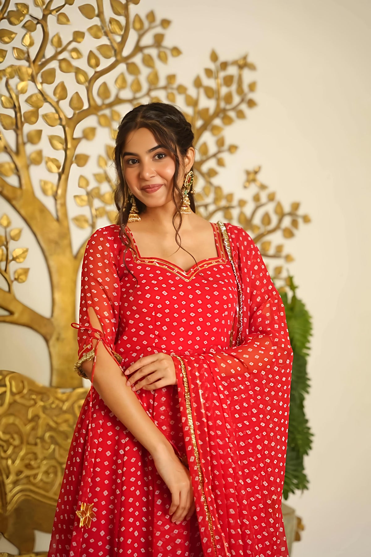 Reet Bandhej Suit Set