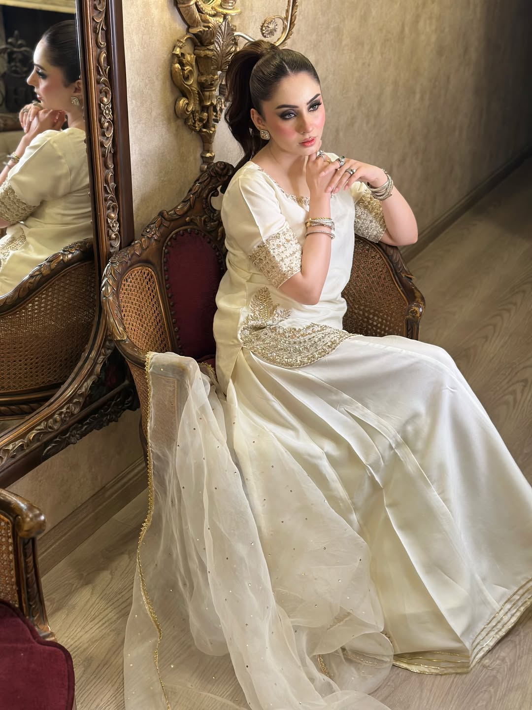Off-White Festive Sharara Suit