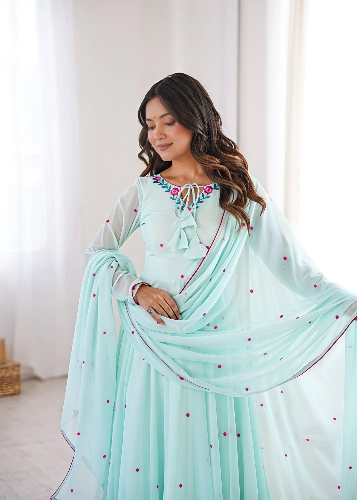 Mayra Embroidered Suit Set