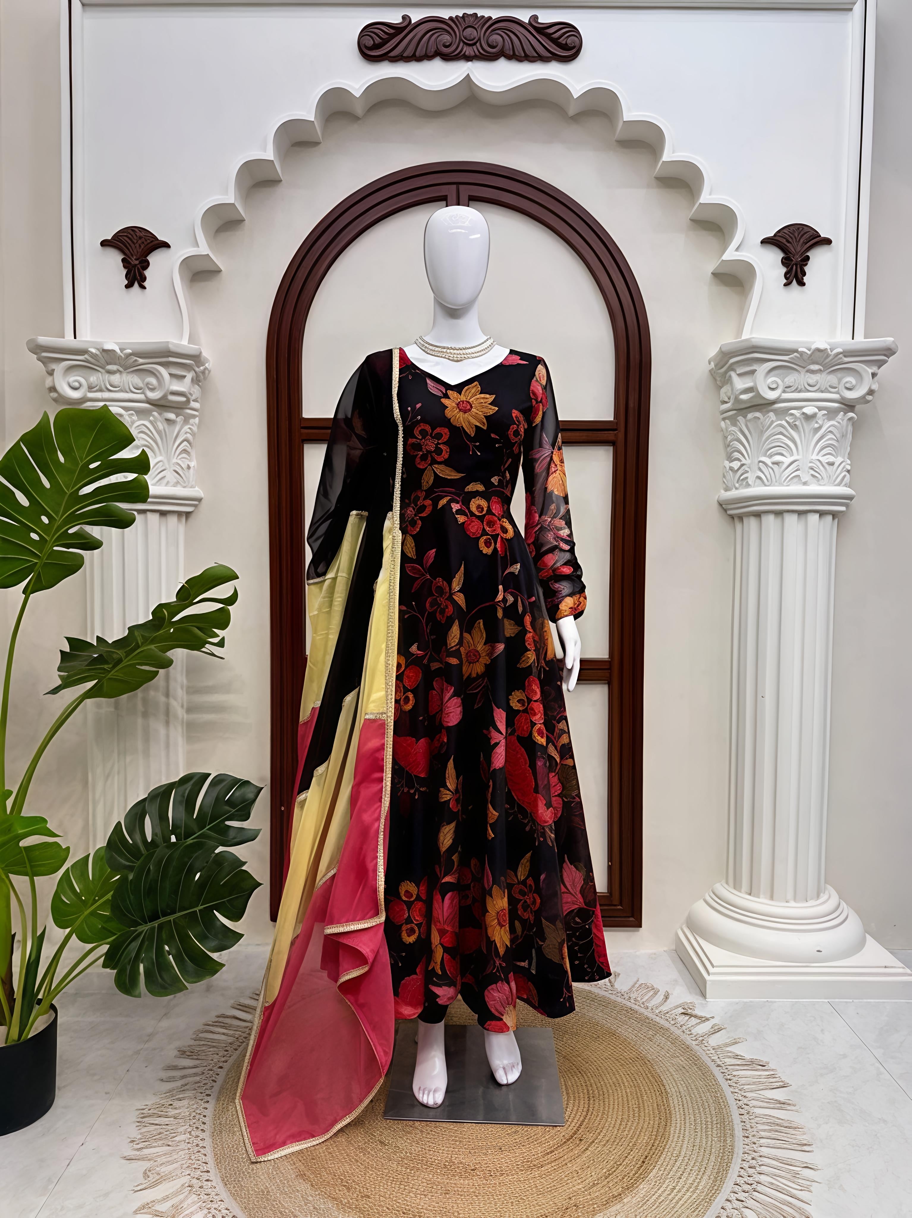 Madhubala Organza Suit Set