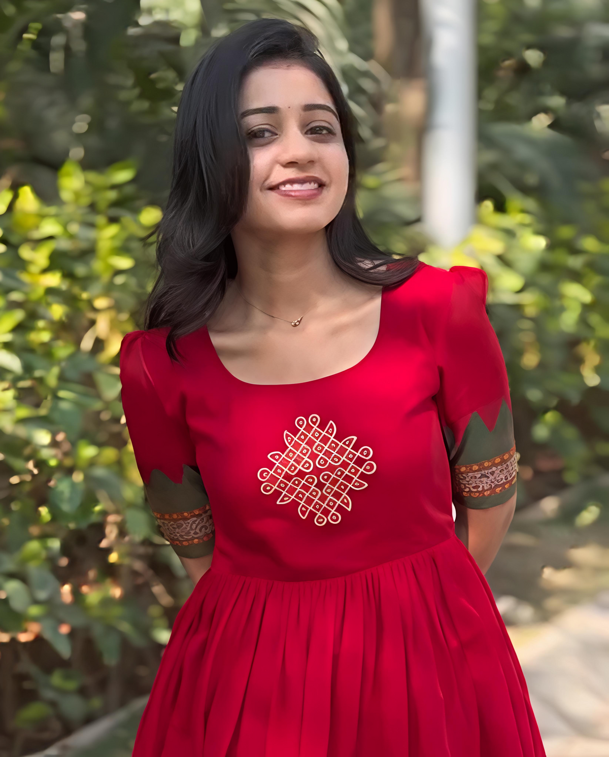 Royal Heritage Red Designer Anarkali