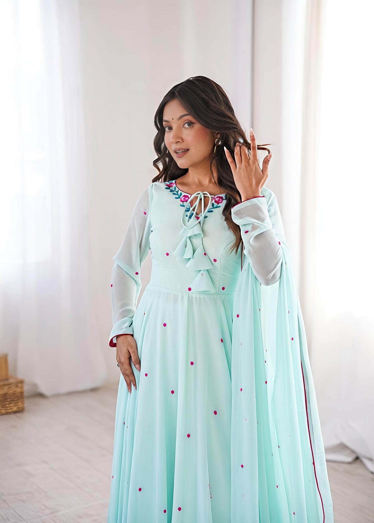Mayra Embroidered Suit Set