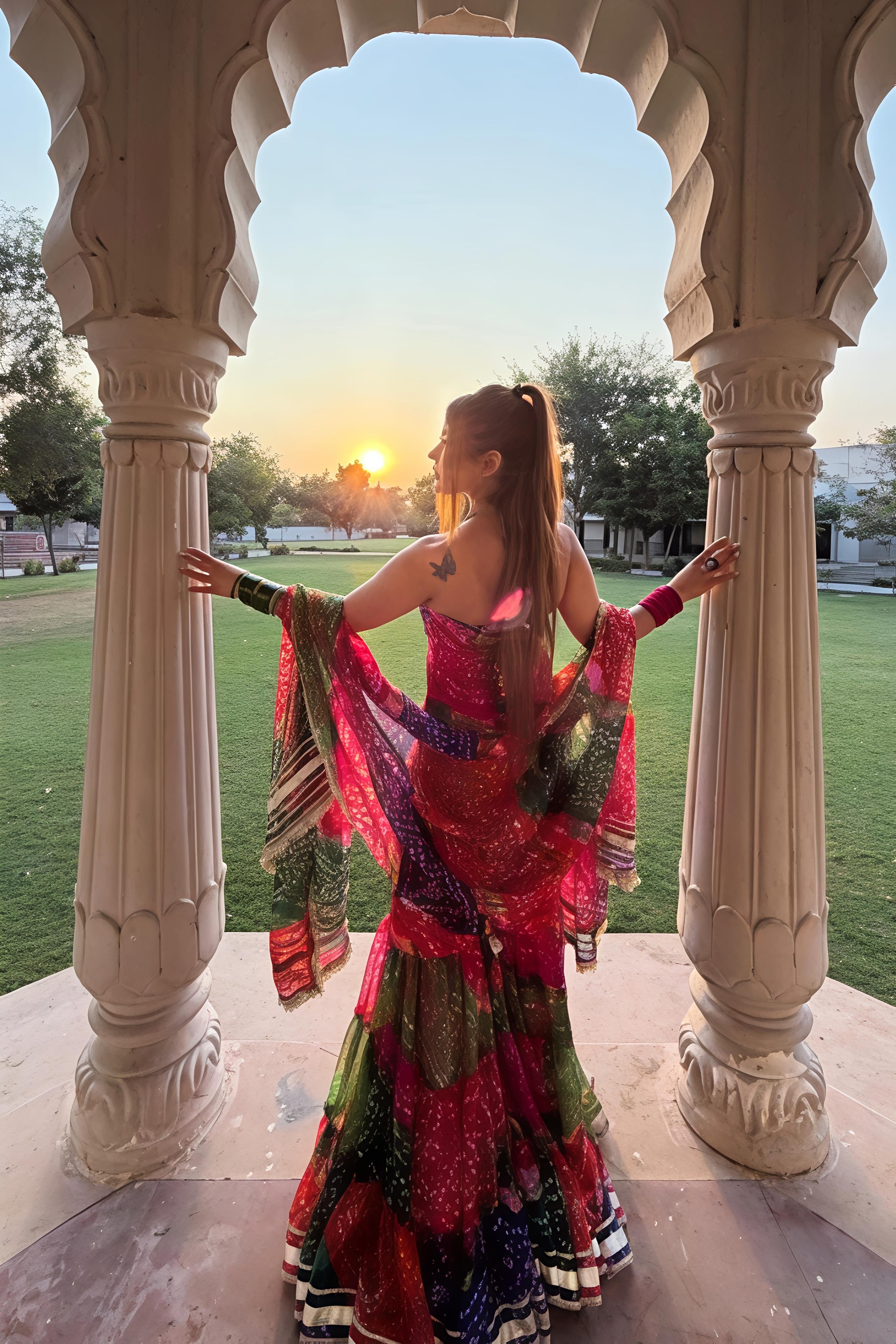 Bandhani Print Sharara Set