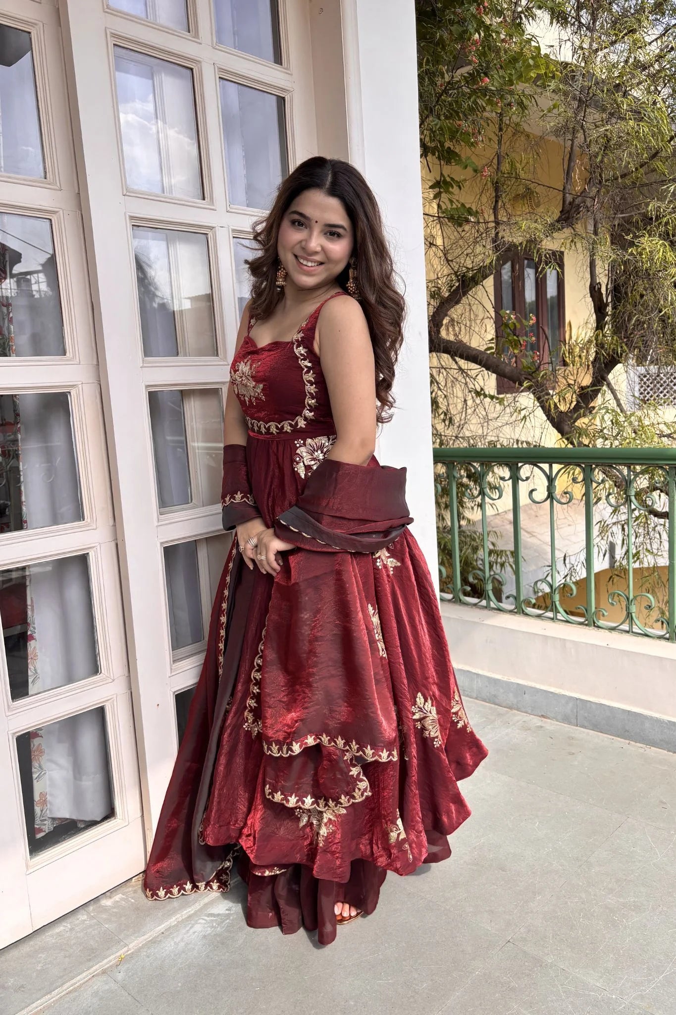 Honey Silk Suit Set