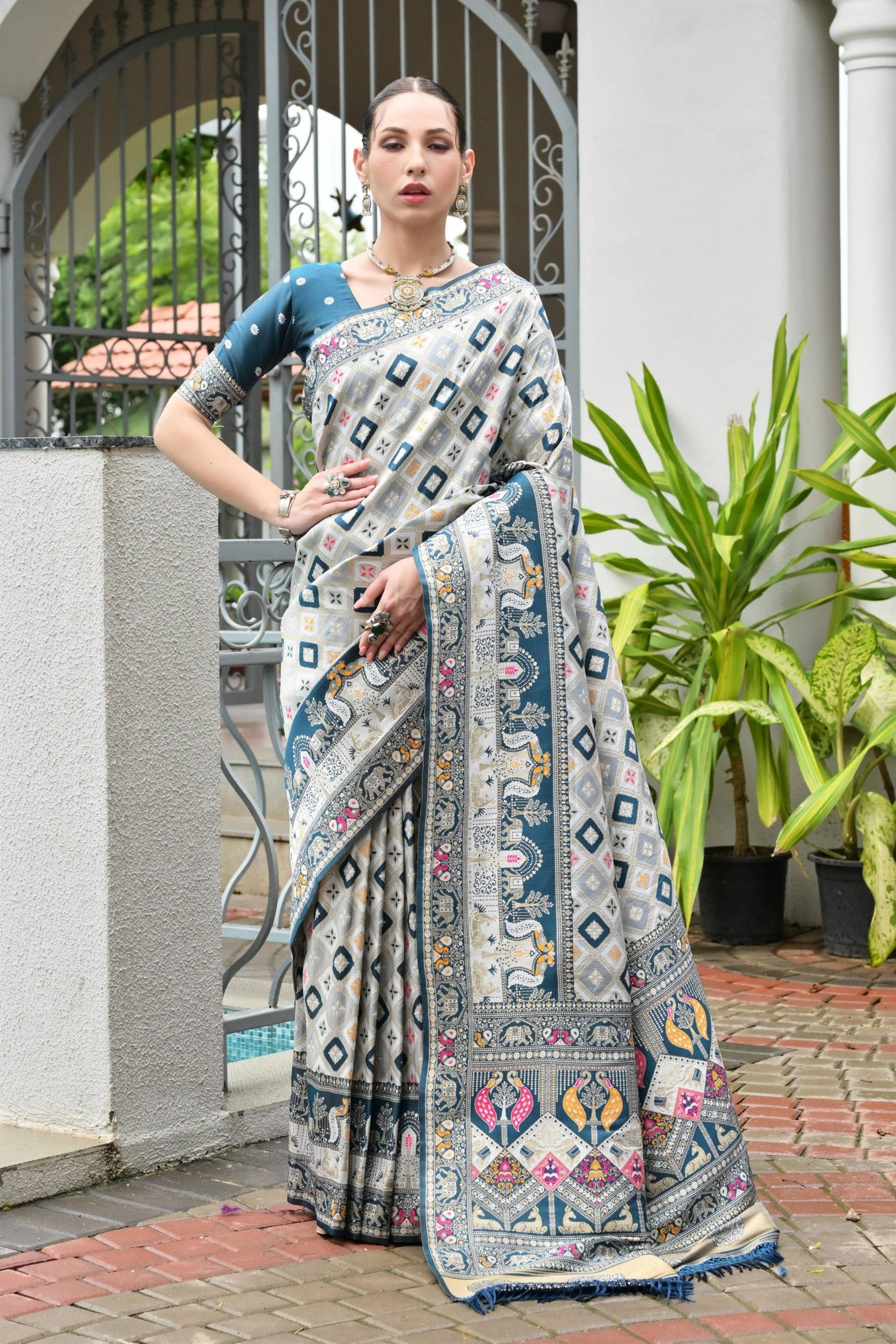 Aadhya Rama Patola Silk Saree