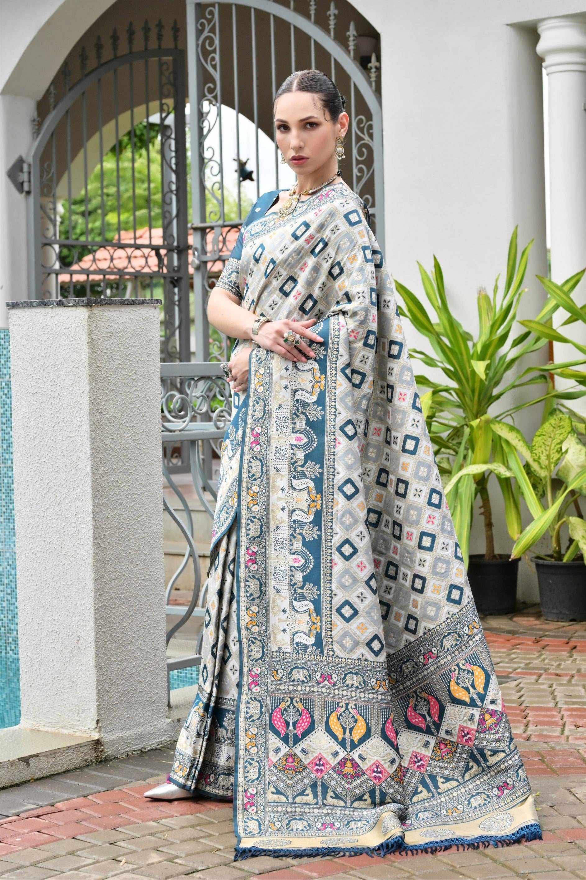 Aadhya Rama Patola Silk Saree