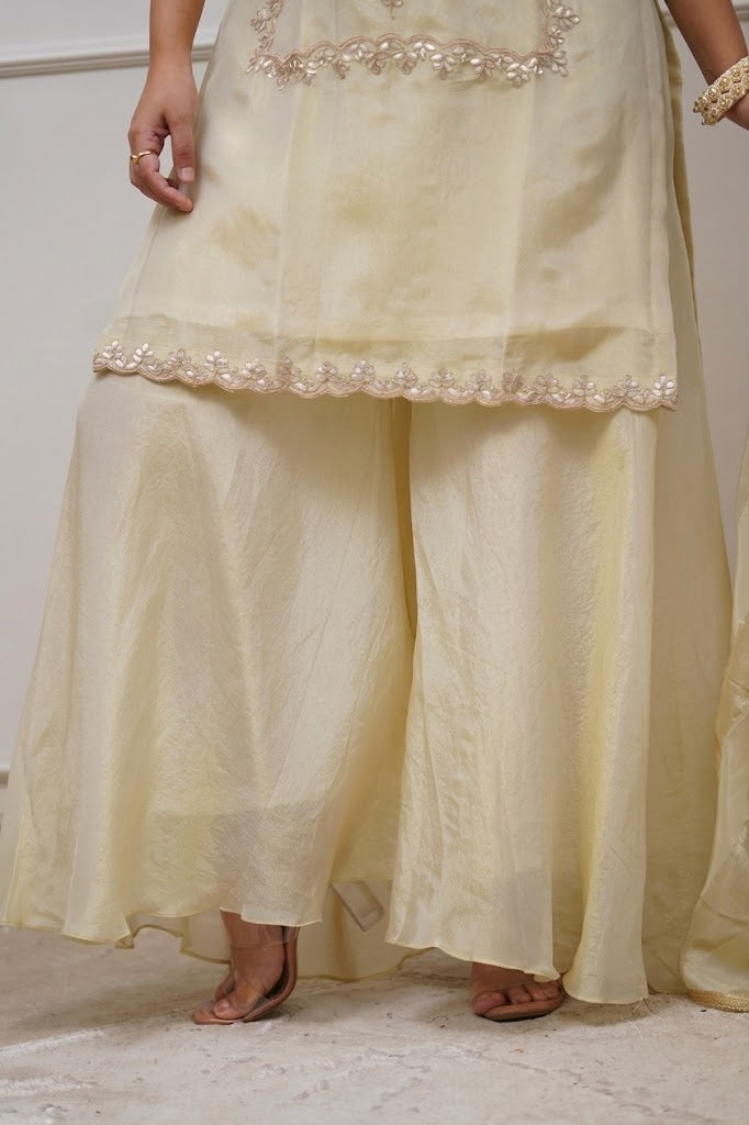 Women Ethnic Motifs Embroidered Kurta with Palazzos & Dupatta